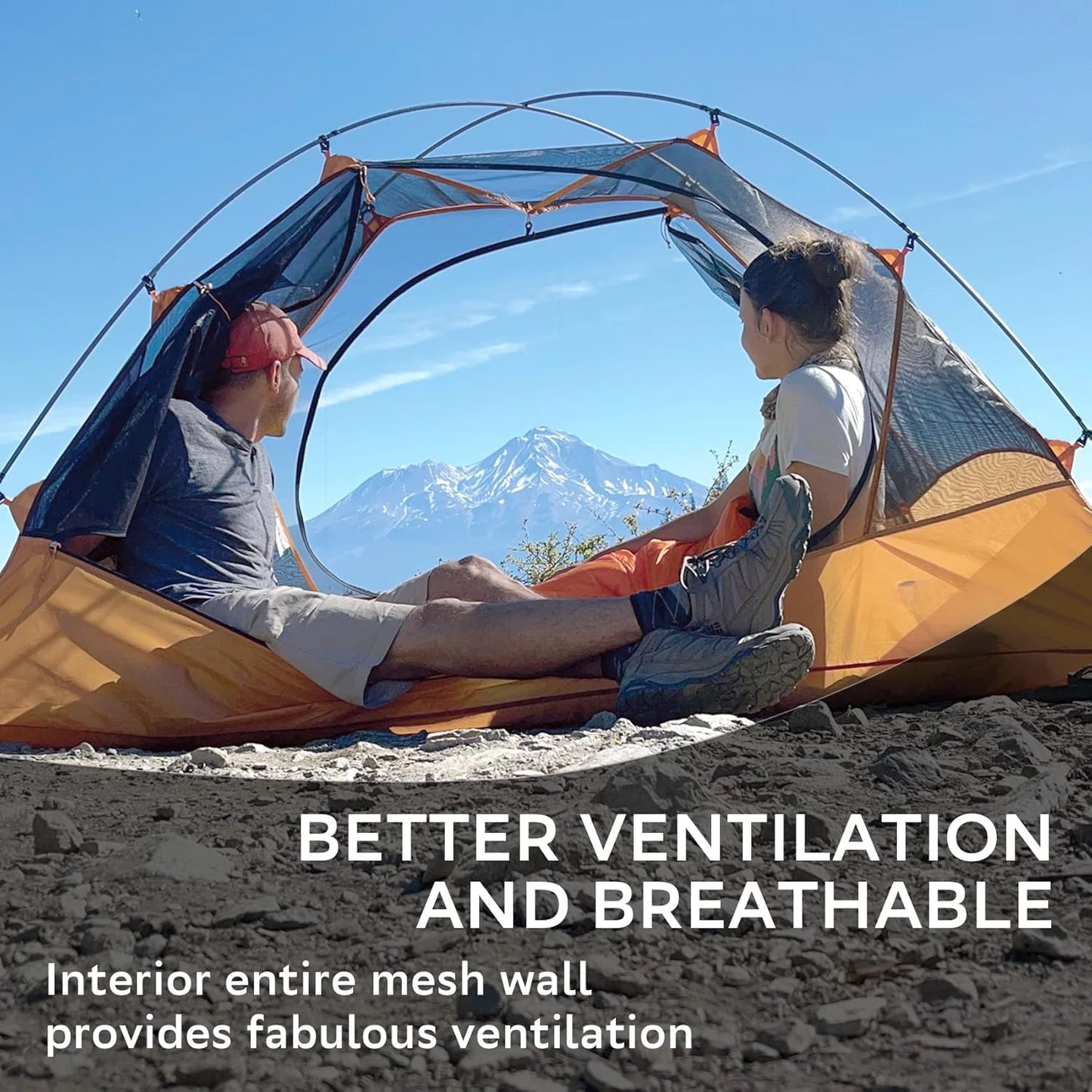 Lightweight Backpacking Tent,2 Person Ultralight Waterproof Camping Tent,3 Season Large Size Easy Setup Tent for Family,Outdoor