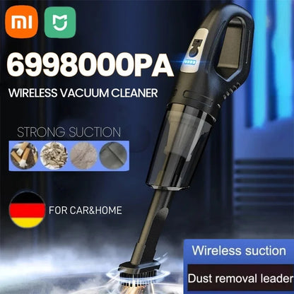 Xiaomi Portable 120W Car Vacuum Cleaner Wireless Handheld USB Charging Vacuum Cleaner Powerful Suction For Auto Home Office Pet