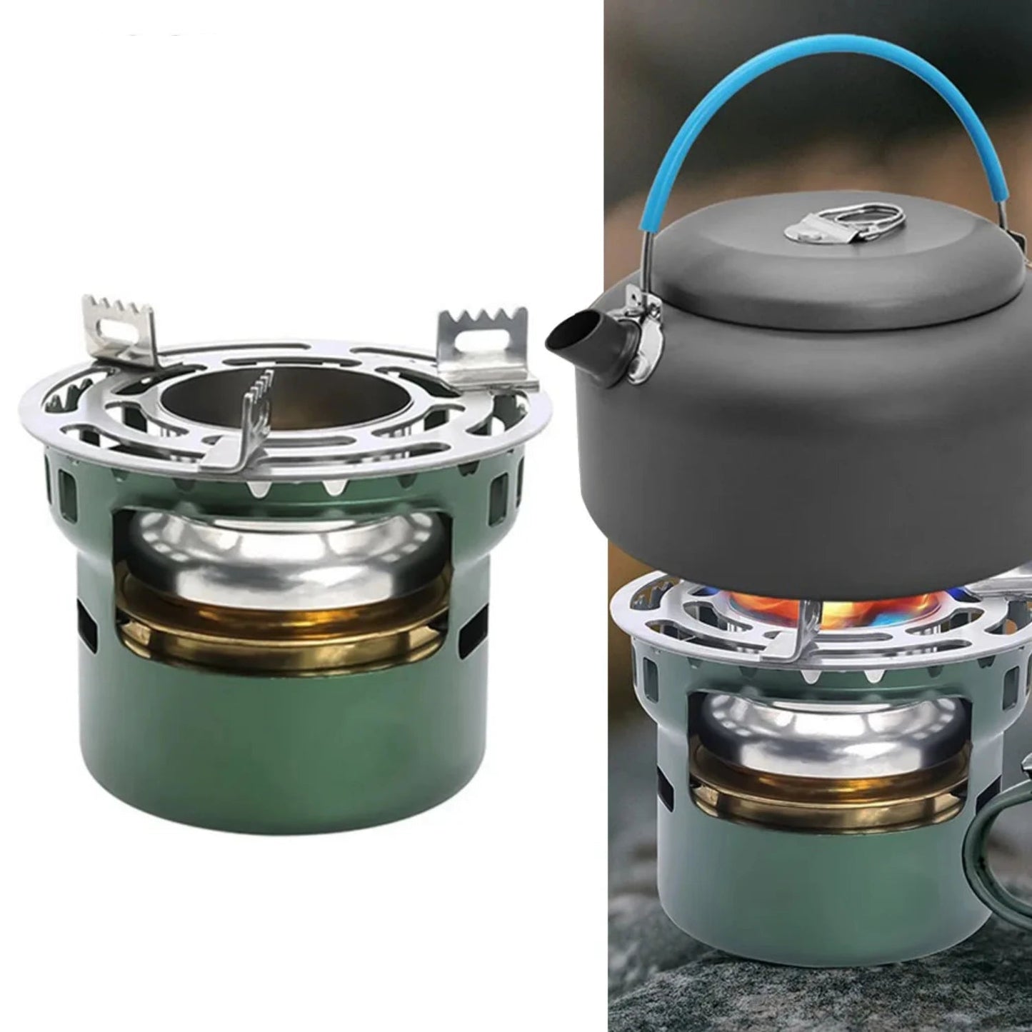 Portable Camping Cooking Stove - Outdoor Furnace for Hiking and Camping