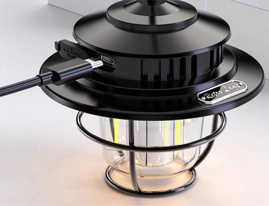 LED Camping Lamp - Portable, Waterproof, and Rechargeable