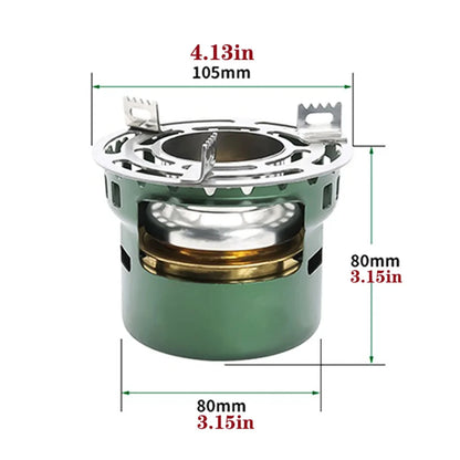 Portable Camping Cooking Stove - Outdoor Furnace for Hiking and Camping